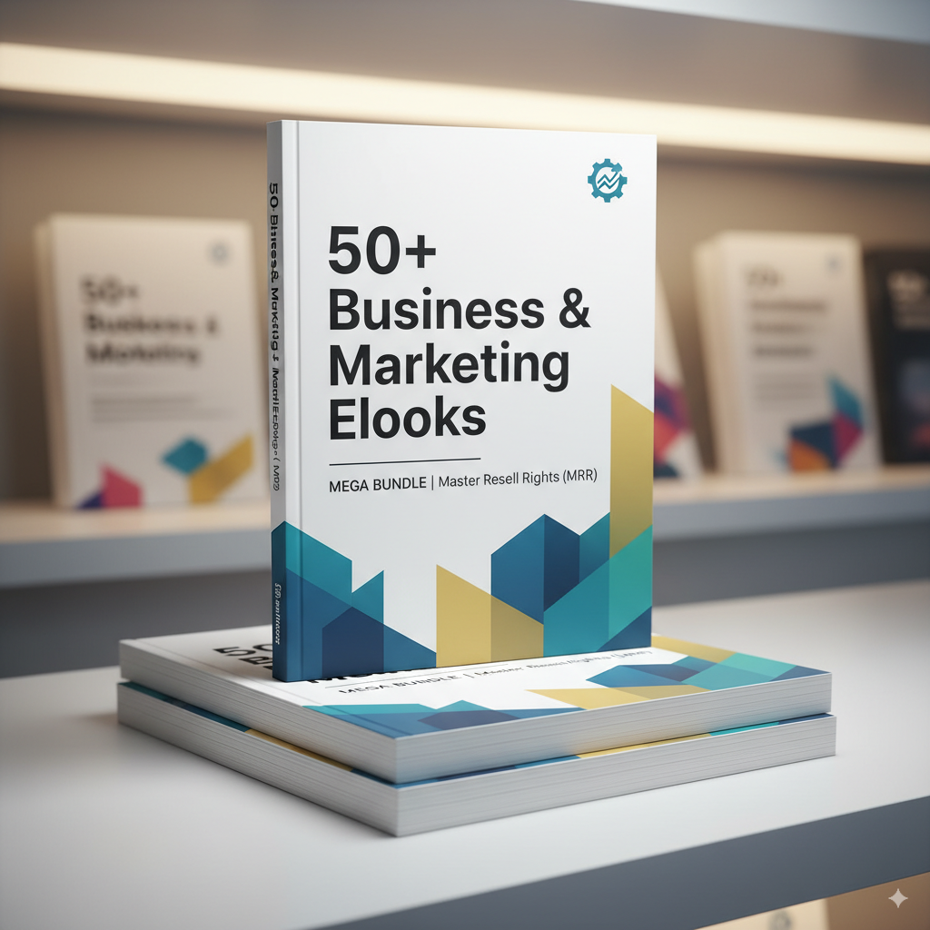 50+ Business & Marketing eBooks Mega Bundle | Master Resell Rights (MRR)