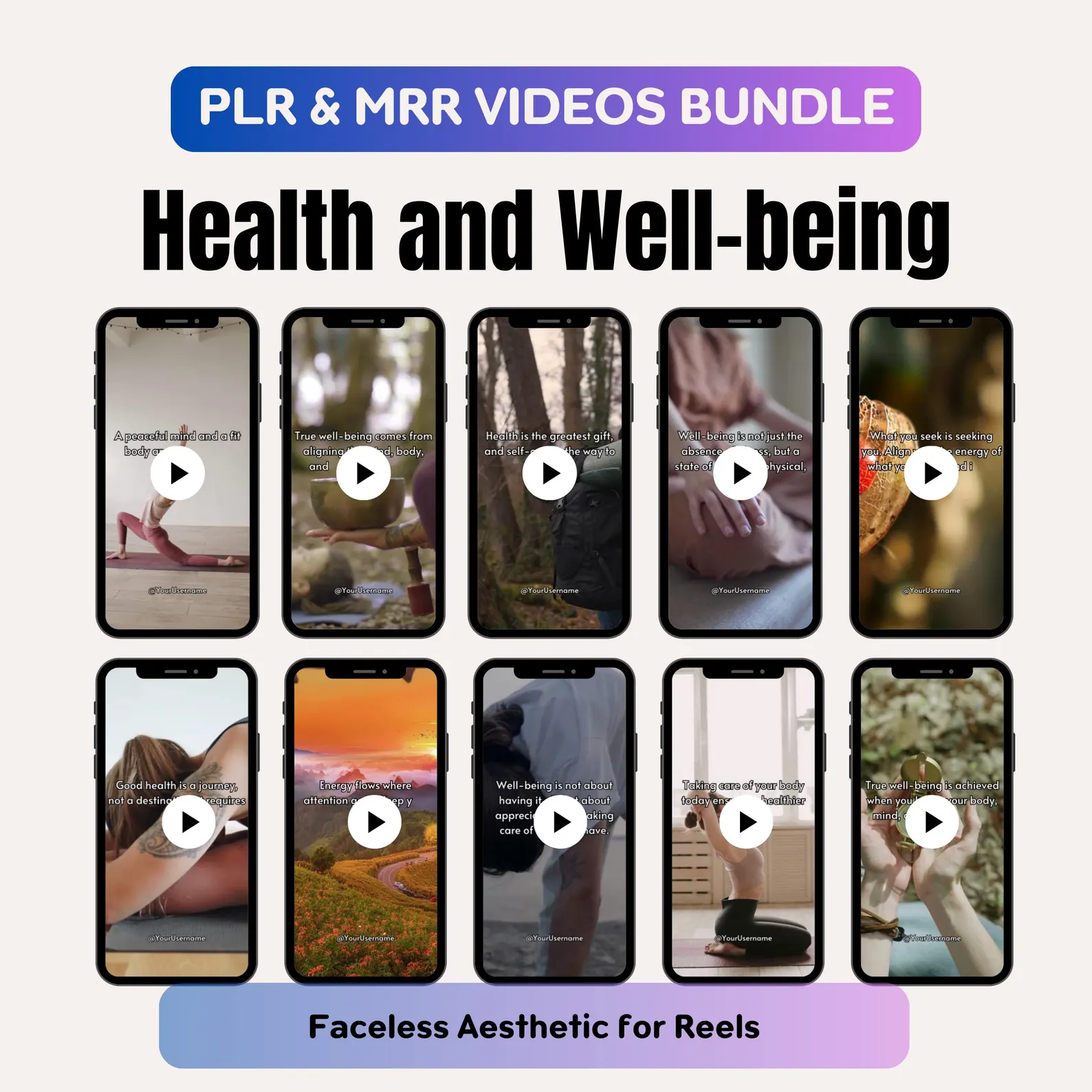 Transform Your Health: PLR Video Bundle for Instagram Reels